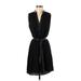 Alice + Olivia Cocktail Dress - Shirtdress: Black Dresses - Women's Size Small