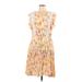 LC Lauren Conrad Casual Dress - A-Line: Orange Dresses - Women's Size Large