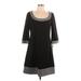 Tiana B. Casual Dress - A-Line: Black Dresses - New - Women's Size Large