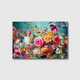 Paradise Flowers Wandbild Leinwandbild Leinwand Bild XXL Bilder Poster Wandbild Kunstdruck Wanddeko Wohndeko Kunst Landschaft