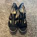 Michael Kors Shoes | Black Michael Kors Wedges | Color: Black/Tan | Size: 10