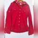 Converse Tops | Converse Red Long Sleeve Shirt Women's Size Small | Color: Red | Size: S