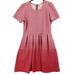 Lularoe Dresses | Lularoe Amelia Dress Women's 3xl Red White Midi Geometric Short Sleeve Fit Flare | Color: Red/White | Size: 3x