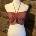 Free People Tops | Free People Tube Halter Top Size 12 | Color: Pink | Size: 12