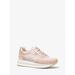 Michael Kors Shoes | Michael Michael Kors Monique Mixed-Media Trainer 8 Ballet New | Color: Pink | Size: 8