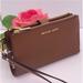 Michael Kors Bags | Michael Kors Doublezip Wallet Wristlet Luggage | Color: Brown/Gold | Size: Os