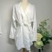 Anthropologie Tops | Anthropologie Tunic | Maeve Tie-Waist Mini Shirt Dress | Minimalist | White | Si | Color: White | Size: M