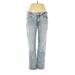 Silver Jeans Co. Jeans - High Rise Straight Leg Boyfriend: Silver Bottoms - Women's Size 30 - Light Wash