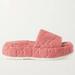 Gucci Shoes | New Gucci Gg Monogram Sponge Gg Cotton Terry Pink Platform Slides 39 | Color: Pink | Size: 9