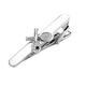 Bow Tie Clip, Silver Tennis Racket Stainless Steel Mens Tie Bar Clip Unisex Womens Clip on Tie Birthday Gifts for Women