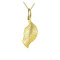 HAODUOO Necklace Vintage Luxury Gold Leaves Pendant Necklace for Women Sterling Necklace Adjustable Length Pendant Necklace Necklaces for Women (Color : Gold)