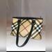 Burberry Bags | Burberry Nova Check Regent Tote Fashion Shoulder Bag Patent Trim Shopper Tote | Color: Black | Size: Os