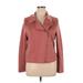 Max Studio Jacket: Short Pink Print Jackets & Outerwear - Women's Size X-Large