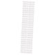 NUOBESTY 50 Pcs Label Card Holder Sticker Labels Wire Shelf Brackets Label Holders Label Sleeves Magnetic Shelves Labels for Storage Bins Tags for Display Acrylic Clip White PVC Adhesive