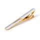 Tie Clips Men's Metal Necktie Bar Crystal Dress Shirts Tie Pin for Wedding Ceremony Metal Gold Tie Clip Man Accessories (Color : B)