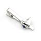 Sailboat Tie Clips Material Novel Blue Color Sailing Ship Tie Bar for Men