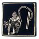 Gift Boxed Zodiac Astrology Figural Tie Tac Silver Tone Aquarius 1 1/8