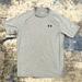 Under Armour Shirts | Men’s Under Armor The Tech Drifit Grey T-Shirt Size Medium | Color: Gray | Size: M