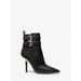 Michael Kors Shoes | Michael Kors Amal Leather Ankle Boot | Color: Black | Size: 6.5