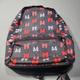 Disney Bags | Disney Store Minnie Mouse Full Size Backpack Allover Minnie Mouse Bows Print Euc | Color: Black/Red/White | Size: Full Size 16"