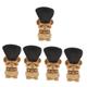 FRCOLOR 5pcs Beard Brush Shaving Brush Duster Shaving Mustache Brush for Men Haircut Barber Brush Soft Bristles Mustache Brush Barber Brush for Hair Cutting Man Sweep Personality Resin