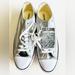 Converse Shoes | Nwt Converse Pewter Sneakers | Color: Silver | Size: 10.5