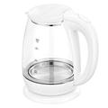 ALAMG Kettles, 1.8L Glass Kettles for Boiling Water,1800W Eco Water Kettle with Illuminated Led, Cordless Water Boiler with Stainless Steel Inner Lid Bottom,Fast Boil Auto-Off Boil-Dry Prot elegant