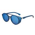 MiqiZWQ Men's sunglasses Classic Sunglasses Men Women Retro Round Colorful Lens Vintage Sun Glasses-Kd97040-C4-A