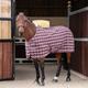 Shires Tempest Original Stable Sheet - Maroon Check 6ft3