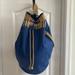 Burberry Bags | Burberry Perfumes Blue Canvas Drawstring Convertible, Tote Sling Shoulder Bag | Color: Blue | Size: Os