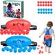 Shaking Swing Balls Party Games,Indoor Outdoor Games for Adults and Family,Fun Game Night for Group and Family,Easter Camping Yard Beach Games Party Playset,Shaking Swing Ball with 24 Balls