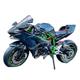 For Ninja H2R Alloy Racing Motorcycle Diecast Motorcycle Model 1/9 (Color : With retail box-01)
