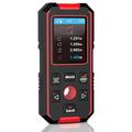 Mozzdsa Stud Finder with 196Ft Distance Measure, 3 in 1 Electronic Wall Scanner Sensor with ±0.1° Digital Level
