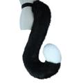 SCUDGOOD Cat Tail Cat Costume With Waist Strap Accessories Animal Cosplay Costumes Accessory For Adult Halloween Party Dress-up Cat Tail Costume Adult Adjustable Cat Tail Costume Accessory