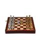 OGYCLVJV Set Gift Solid Wood Folding Chessboard Chess Set High-end Gift Box Set Chess Pieces Chess Retro European-Style Ornaments Chess Board Game Chess