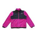 The North Face Jackets & Coats | Girls The North Face Full Length Zip Fleece Jacket | Color: Gray/Pink | Size: Mg