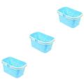 ifundom 6 Pcs Fruit Basket Household Decor Home Decor Mini Basket for Kid Shopping Baskets for Kid Mini Decor Pretend Food Basket Kids Shopping Basket Retail Toy Miniature Child Plastic