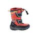 Lands' End Rain Boots: Red Print Shoes - Kids Boy's Size 8