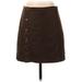 Zara Basic Formal Skirt: Brown Solid Bottoms - Women's Size Small