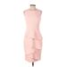 Eliza J Cocktail Dress - Sheath: Pink Dresses - Women's Size 4