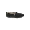 TOMS Flats: Loafers Wedge Casual Black Shoes - Women's Size 6 - Almond Toe