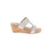 Tommy Hilfiger Wedges: White Solid Shoes - Women's Size 6 1/2 - Open Toe