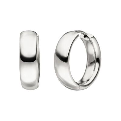 Paar Creolen JOBO, silber (silber 925), Ohrringe, Damen, Silber 925 (Sterlingsilber), 925 Silber Image