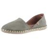 Espadrille VERBENAS "CARMEN SERRAJE", Damen, Gr. 35, grün (hellkhaki), Veloursleder, klassisch, Schuhe, Schlupfschuh, Sommerschuh, Loafer mit typischem Jute-Rahmen