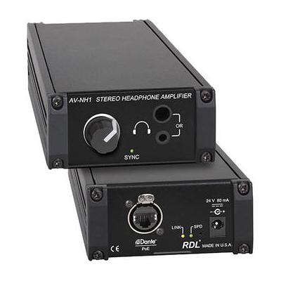 RDL Used AV-NH1 Dante Network to Stereo Headphone Amplifier AV-NH1