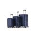 Luggage Sets Expandable Lightweight & Durable Expandable 3 Piece Set Suitcase with Spinner Wheels TSA Lock Carry On, Navy Blue