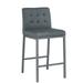 Cheap Modern Design High Counter Stool metal legs Kitchen Restaurant pu Bar Chair(set of 2)