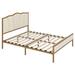 House of Hampton® Size Modern Upholstered Bed Frame w/ Tufted Headboard & Slat Support | Queen | Wayfair 23C0C6F80755486CAC6A5DD45A2666B6