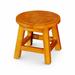 August Grove® Carved Wooden Step Stool | Wayfair Ottomans D1E9C5EE8A78417682C651EE1327B6DB