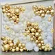 115pcs Wedding Decor Balloons Garland Arch Kit White Gold Confetti Helium Balloon Birthday Party